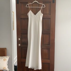 Amsale White Dress | sz 2